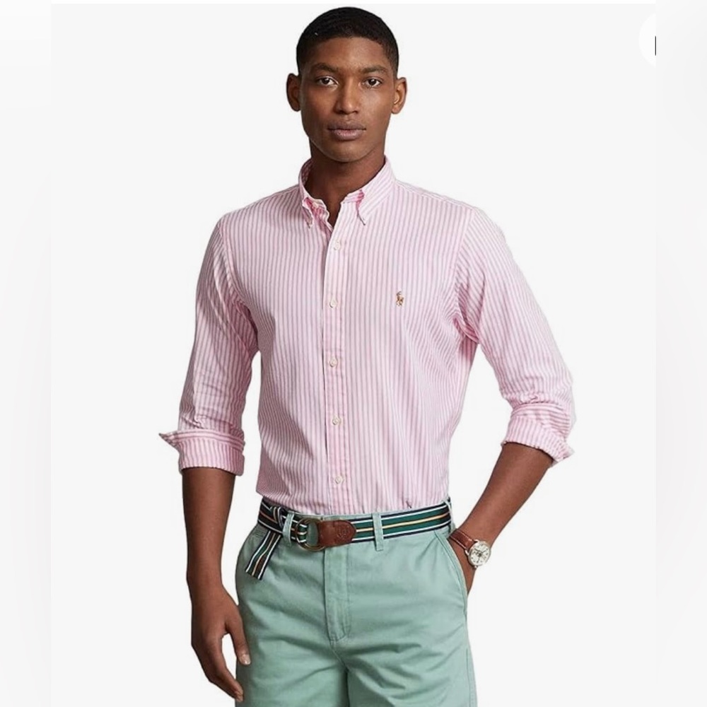 Ralph Lauren, classic fit men’s size medium, long sleeve button down shirt